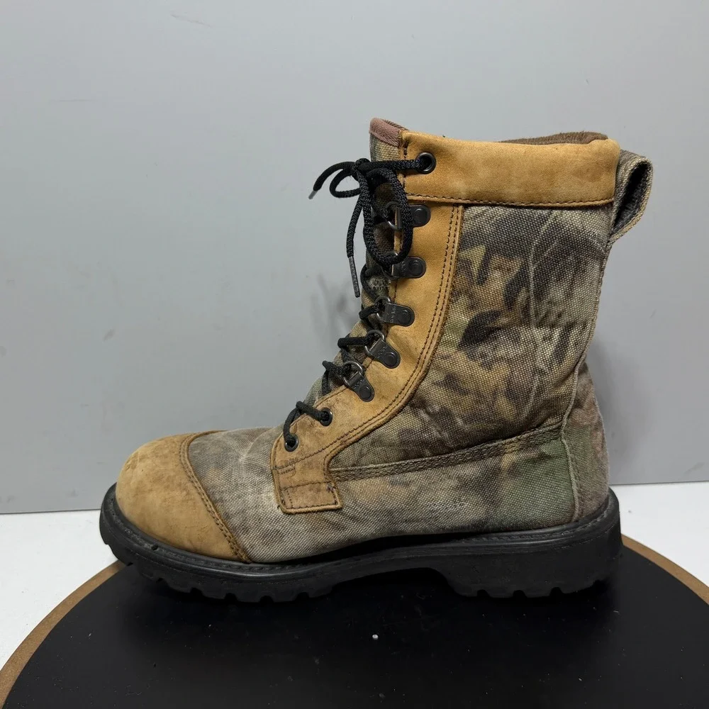 Rocky BearClaw Hunting Boots Men 8.5 Wide Gore-Tex 600g Camo Brown Tan Gorpcore